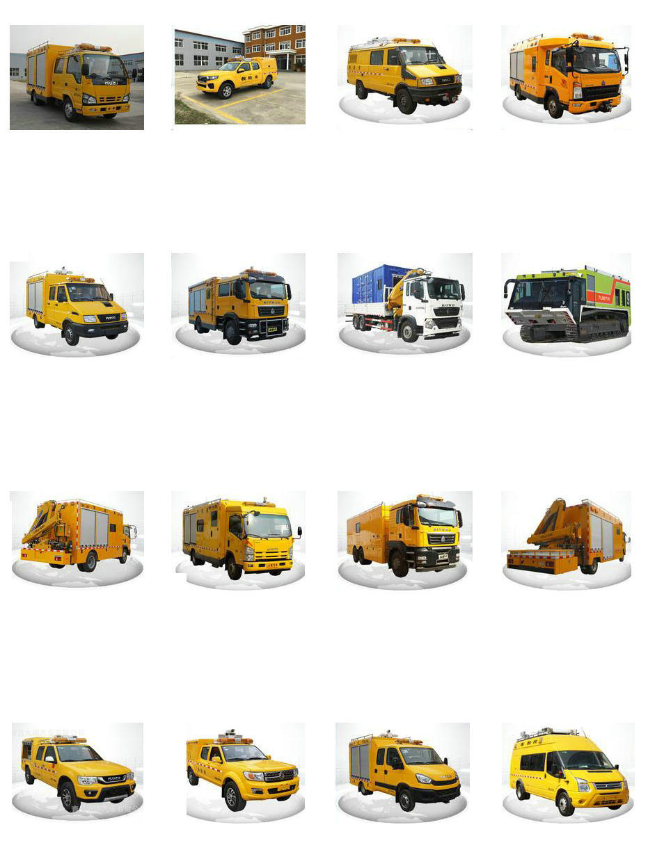 Iveco Emergency Vehicles with Power Generation Lighting Lamp Customizing