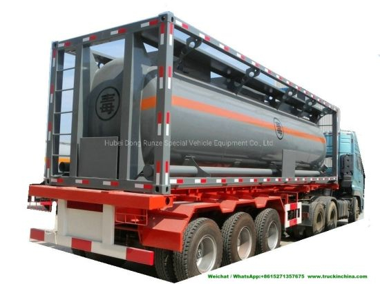 Class 3 Toxic Chemical Isotank (30FT Tank Container) for Trichlorosilane Sihcl3 Sicl4 Ticl4 Pcl3 25cbm-30cbm