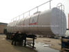Hot Liquid Asphalt Tanker Trailer Truck 50, 000 Liters with Two Burner Heater Insulation Layer for Transport Bitumen, Liquid Asphalt, Coal Tar Oil, Crude Oil