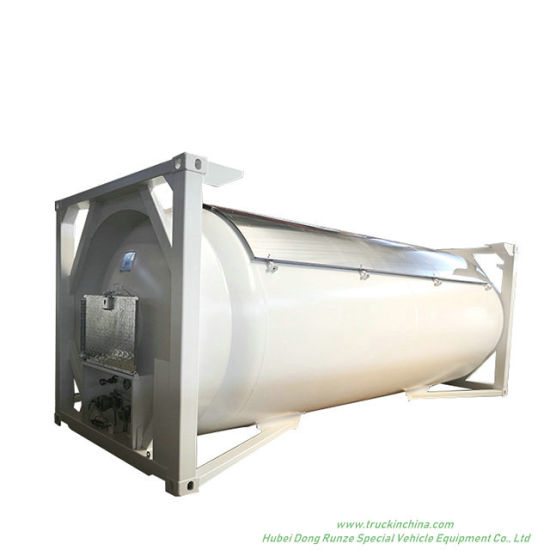 20FT ISO LPG Tank Container for Liquid Propane, Cooking Gas, Dem, Isobutane 24kl -40kl Custermizing Container Trailer Mounted 