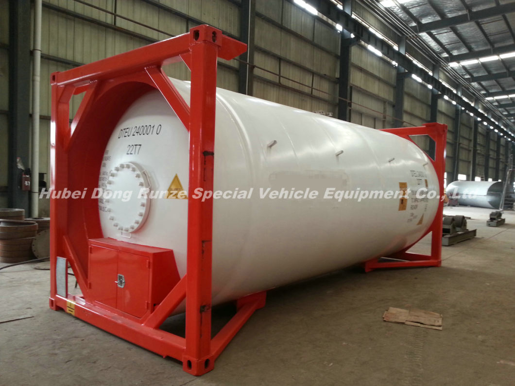 Un1075 Isotank 20feet Tank Container T50 Transport Liquefied Petroleum Gas 22kl, 24kl