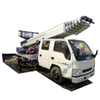 HOWO Truck Mounted Telescopic Ladder Truck for House Building Goods Lift and Download (House Furniture Moving Hydraulic 28 M Aerial Platform Ladder)