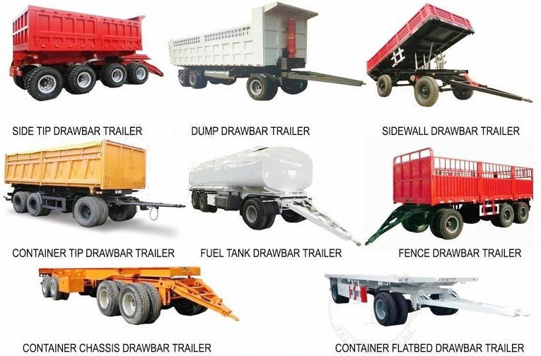 Flatbed Dolly Full Trailer (Customizing 2-3 Axles Dolly)