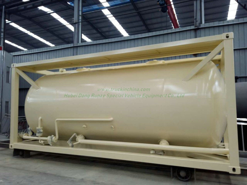 Bulk Cement ISO Tank Container 20FT Customize with Air Pump Transportation of Bulk Cement/Flour/Coal/Plaster etc. Powder