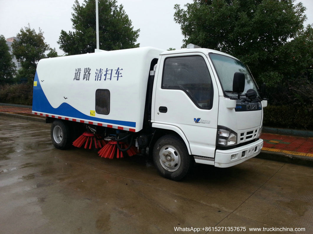 Isuzu Truck Road Sweeper (Vacuum road sweeper cleaner Truck, Sweeping Car)