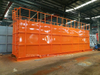 HCl Acid Tanks-Skid Mounted Lined PE Closed Top 500 Bbl Frac Tank Type of Tanks for Onsite Acid Supply and Holding Ease of Transportation