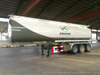 Straight Aluminum Tanker Trailer 40000L~45000L 3 Axle 6% Expansion