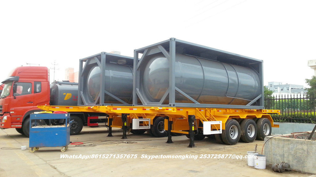 Tcs 20feet Beam Type Tank Container T14 (Liquid cargo container) for Chemical Hydrogen Silicon 21.6cbm Trichlorosilane (SiHCl3) Storage and Transport