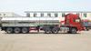 3axles Stainless Steel Emulsion Tank Semi Trailer Insulated Cladding Stainless Steel 27.3cbm for Road (Tanker) Tansport Un2426 Ammonium Nitrate (NH4NO3)