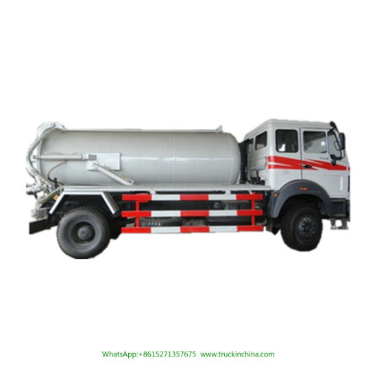 North Benz 6X6 Sewage Vacuum Truck / Septic / Tanker Truck 16cbm.