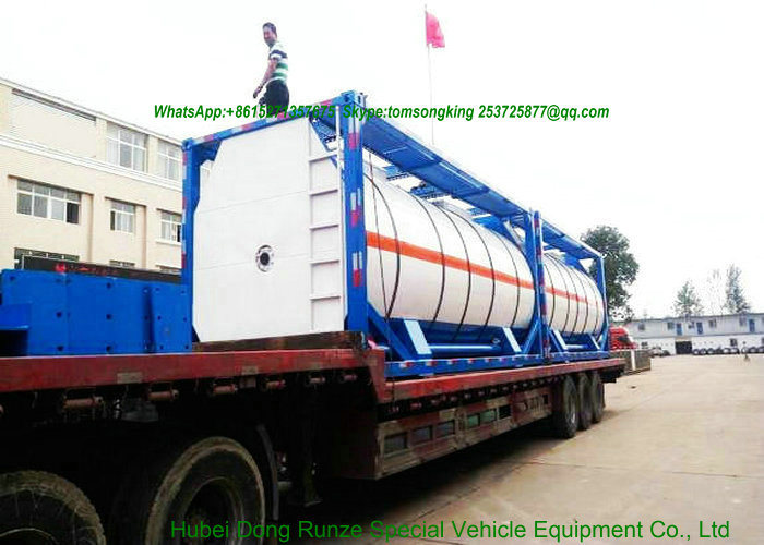 T4 ISO Heat Preservation Insulated Tank Container Bdp - Bisphenol a (diphenyl phosphate) Material S30408 / S30403 / S31603 Tank Inner or Outer Steam Coils