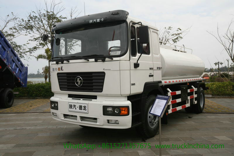 Shacman Fuel Tanker Trucks 15000L F2000 with Oil Bowser Pump and Refueling Reel Fuel Dispenser