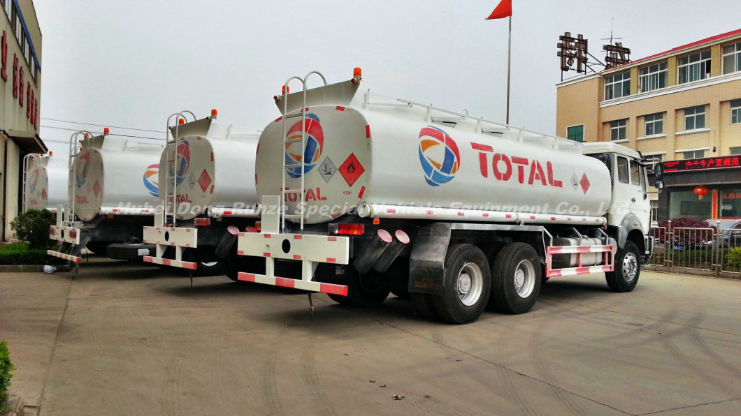 Beiben Fuel Bowser for Petroleum Oil, Gasoline, Petrol, Diesel Transportation with Pto Pump 25, 000L 12 Wheels (Diesel Bowser)