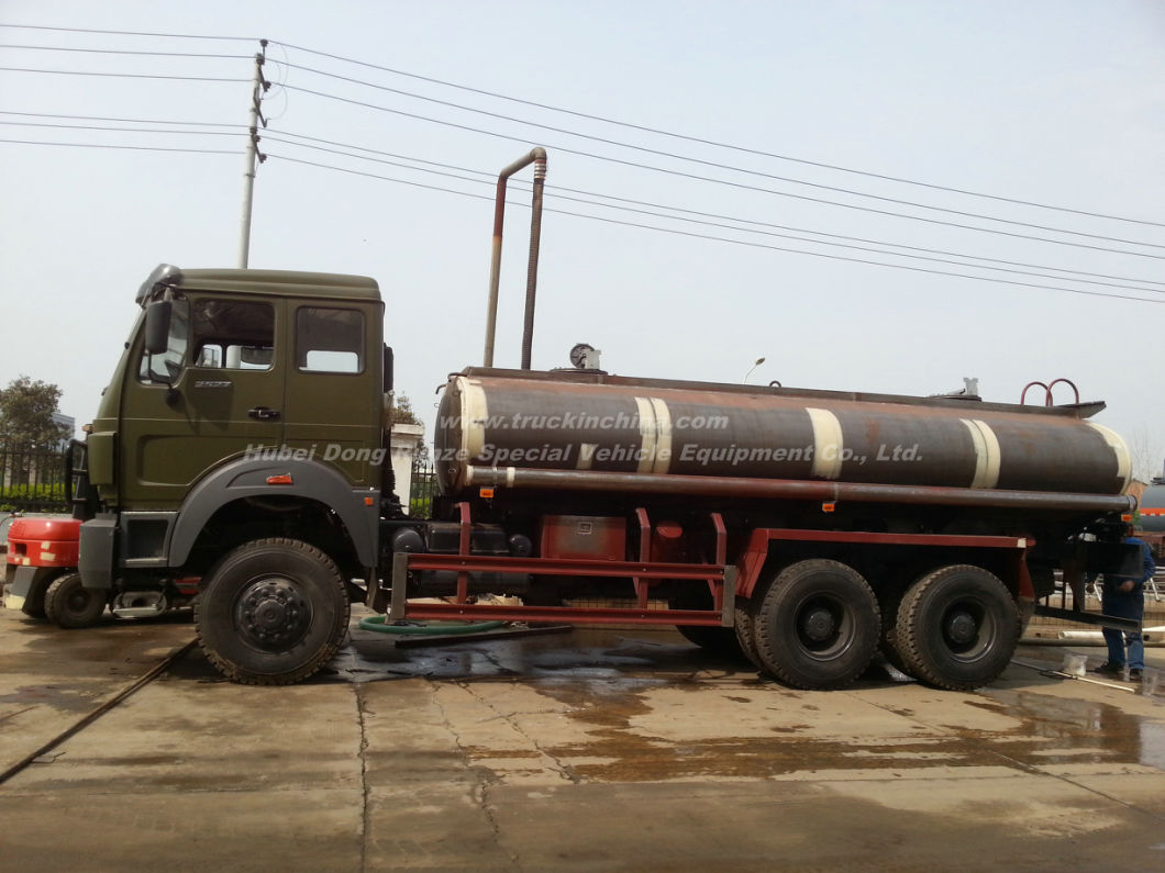 Beiben Trucks 2529 Fuel Bowser Tanker off Road All Wheel Drive 6X6.6*4. LHD. Rhd 2534.2538 for Petroleum Oil, Gasoline, Petrol, Diesel Transport