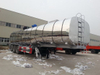 Drz Ammonium Nitrate Emulsion Tank Semi Trailer Insulated Cladding Stainless Steel Shell 27.3cbm Un2426