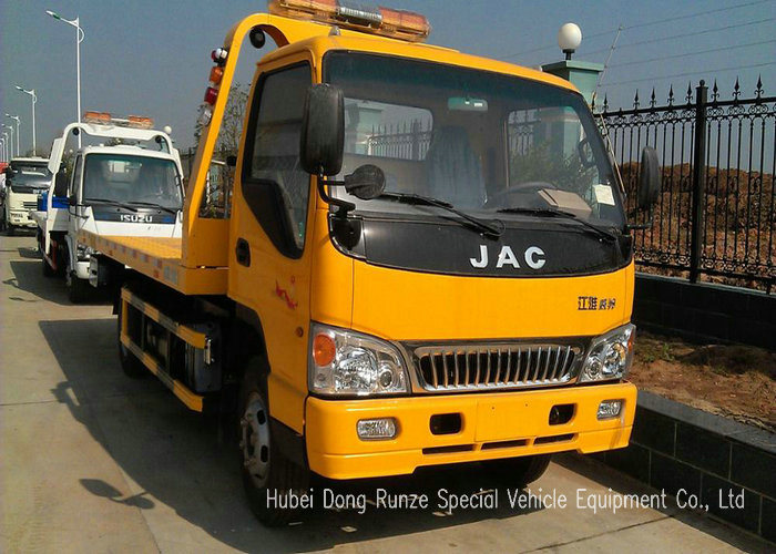 JAC 5ton Small Roll Back Flatbed Wrecker LHD 4X2 Rolling Back Recovery Euro 5.6 Engine