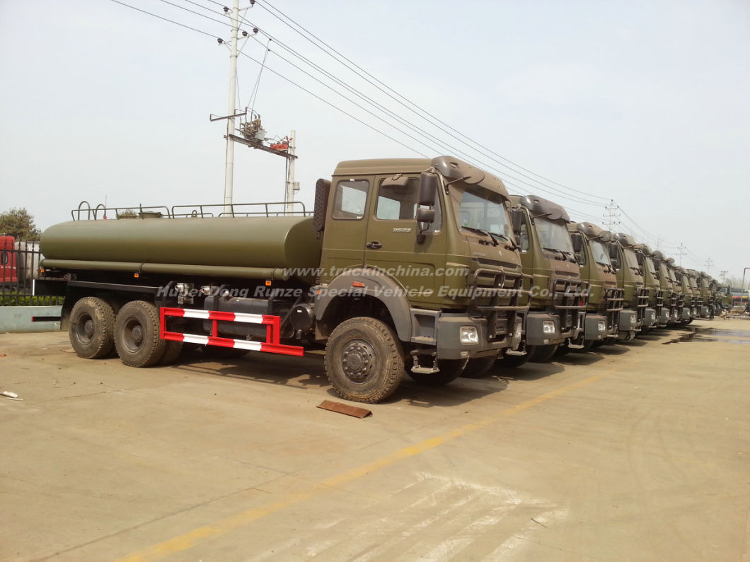 Beiben Water Tanker Truck (North Benz) Water Tank 18 - 25cbm Good for Rought Road Transport Drinking Water Offroad All Wheels Drive 6X6 .6X4.LHD.Rhd.2529.2538