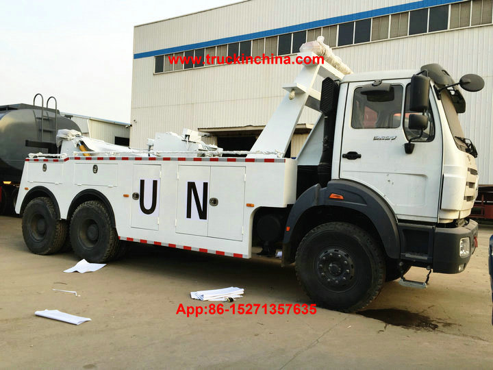 Beiben Recovery Trucks 10 Wheels 25t Wrecker 2529, 2534, 2538
