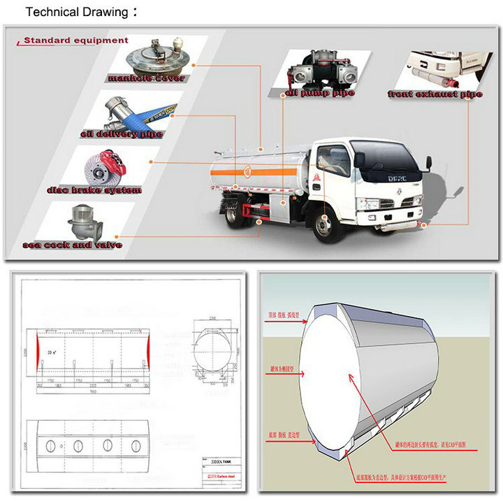 North Benz / Beiben off Road Tanker /18000- 22000 Liters Oil Tank Truck