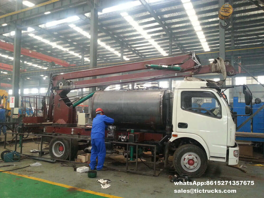 Wholesale Truck Mounted Aerial Platform 16m Manlift Mounted Water Tank ...