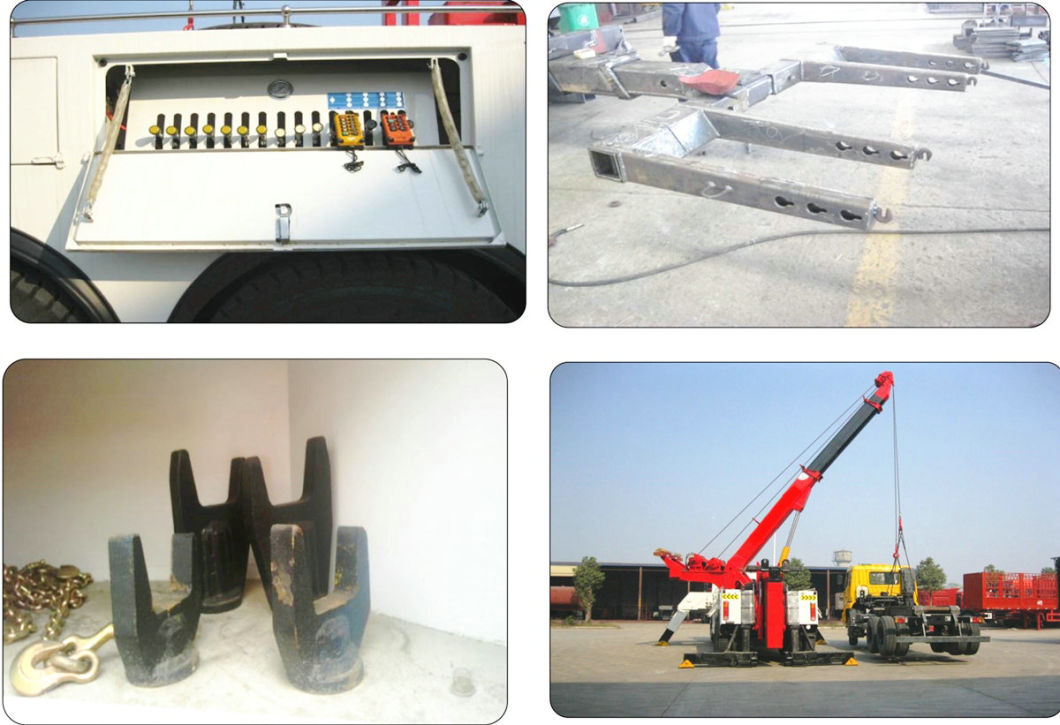 Iveco. Genlyon Recovery Trucks Heavy Duty Wrecker 50tons with Remote Control Rotatory Crane Wrecker for Towing Truck