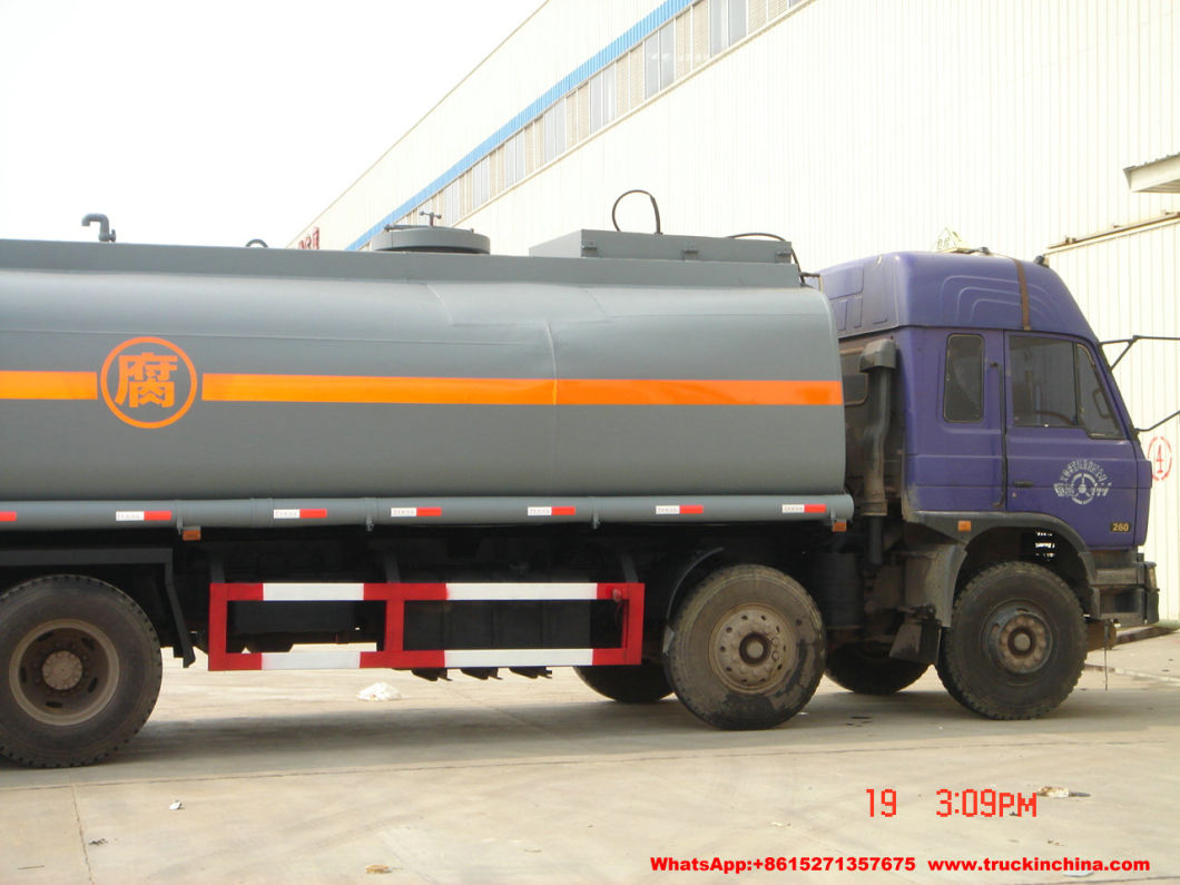 Dongfeng Chemical Tanker Truck Hydrochloric Acid Tank (16000 -25000Liters Steel Lined LLDPE Tank) for Chemical Factory Transport