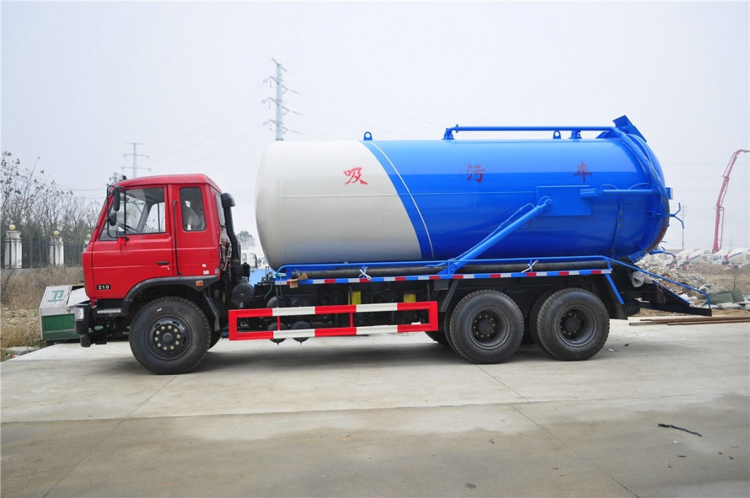 Dongfeng Sewage Tanker Truck 18000liters VAC Tank for Sewer Sucking Septic LHD. Rhd 6X4.6X6