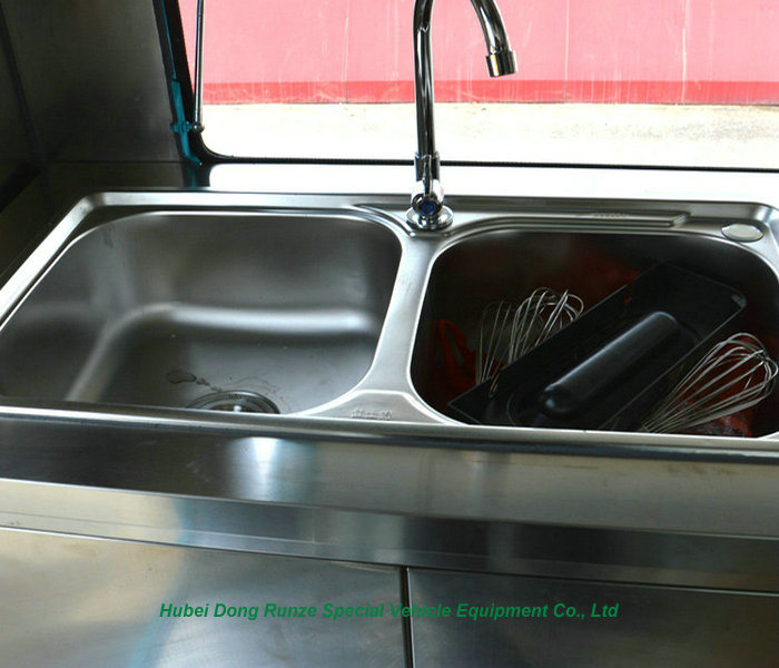 Mini Ice Cream Street Vending Truck Fast Customizing Stainless Steel Crepe Food Car