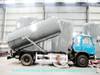 Diesel Vacuum Tanker Truck for Chemcial Factory Sucking Chemical Acid Waste, Tank Inside Lined PE 10000 Liter
