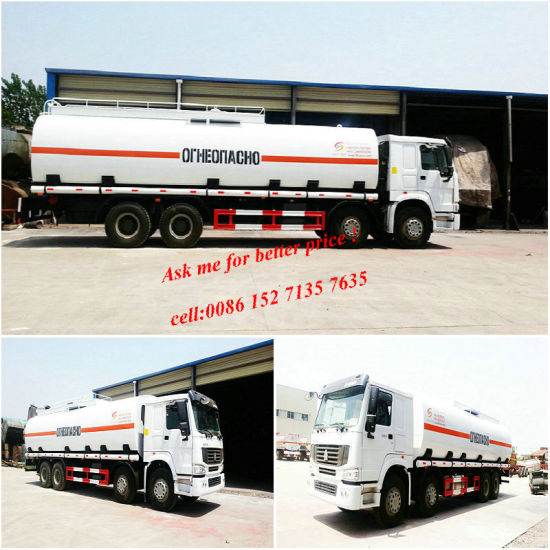 HOWO 8X4 Crude Oil Road Tanker Insulated