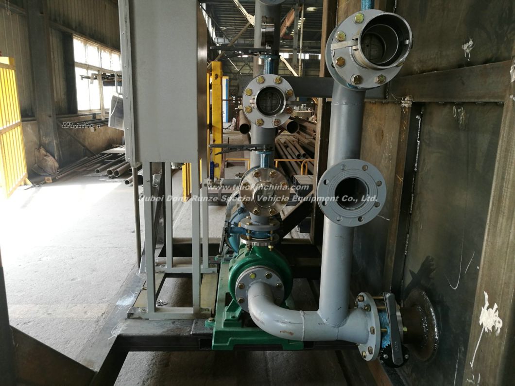 Skid 500 Bbl Frac Tank Steel Lined PE for Oilfield Chemical Contain (Skid With Motor Pump and Reactor Motor Stirring For Mxing HCl Hydrochloric Acid)