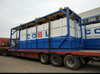 Skid 500 Bbl Frac Tank Steel Lined PE for Oilfield Chemical Contain (Skid With Motor Pump and Reactor Motor Stirring For Mxing HCl Hydrochloric Acid)