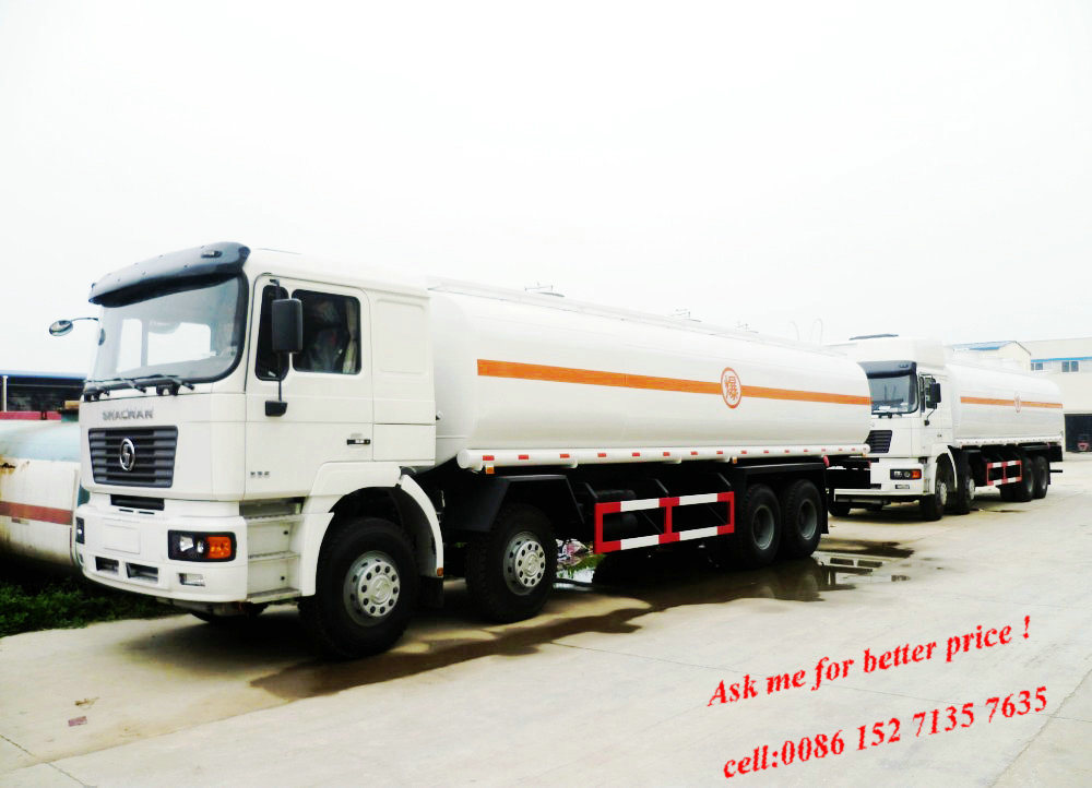 Shacman (4X2, 6X4, 8X4 F2000 F3000 X3000 Oil Bowser) off Road Fuel Tanker Truck for 25m3 -35m3 Oil Diesel, Gasoline