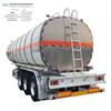 Aluminum Tanker Trailer 36000L~42000L 3 Axle Transport Food Cooking Oil Edible Oil