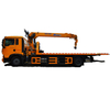  HOWO Slide Tilt Tray Flatbed Recovery Truck Towing Breakdown Truck with 8ton Hydraulic Winch 8ton Boom Hydraulic Crane Sqs200-4 Towing 18ton