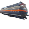 18MT Hydrochloric Acid Chemical / Acid Tanker Trucks Body Elliptical Tank For Sale PE Lined 16mm 