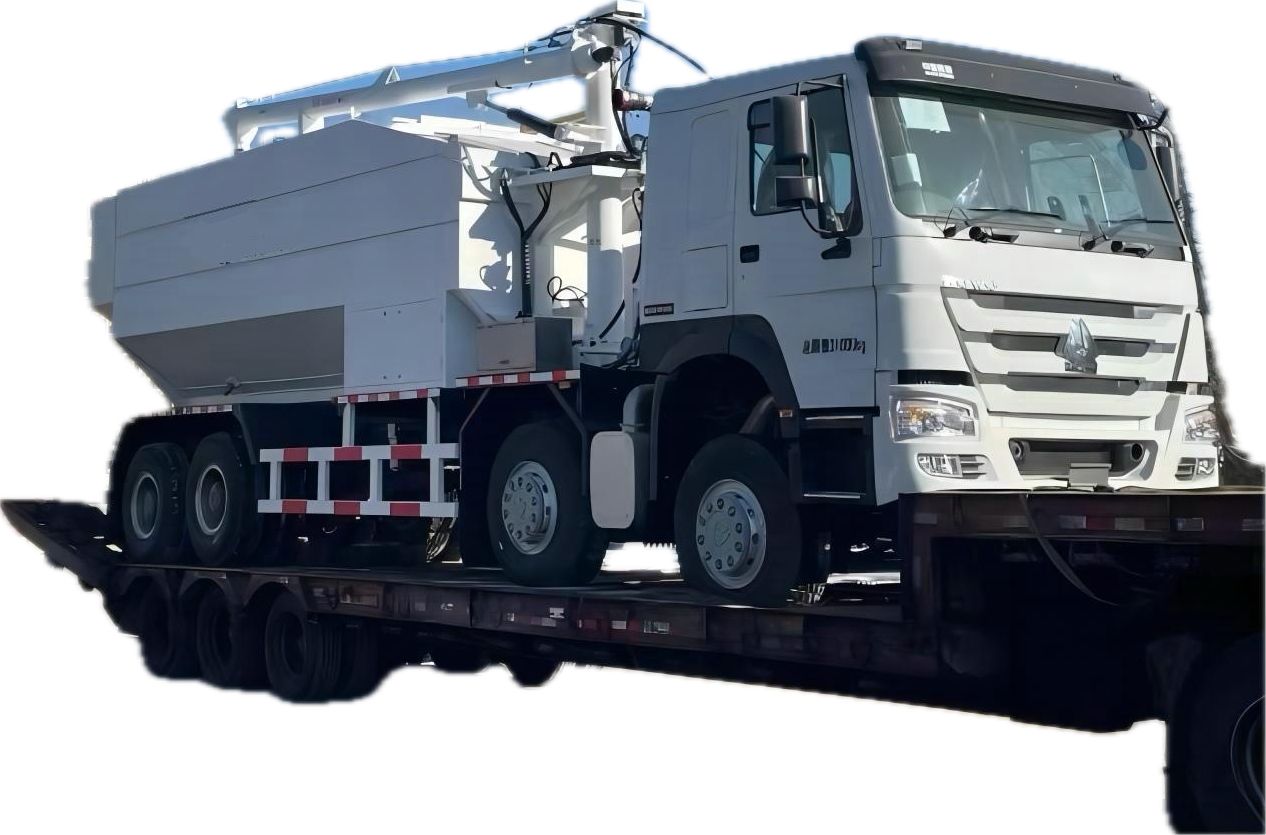 20 Ton ANFO Explosive Mixing And Charging Truck with Top Blend Auger for African Mining Blast 