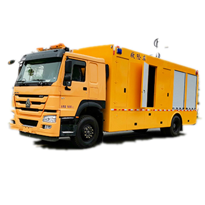 HOWO Engineering Rescue Truck Mounted with Generator Drainage Pump