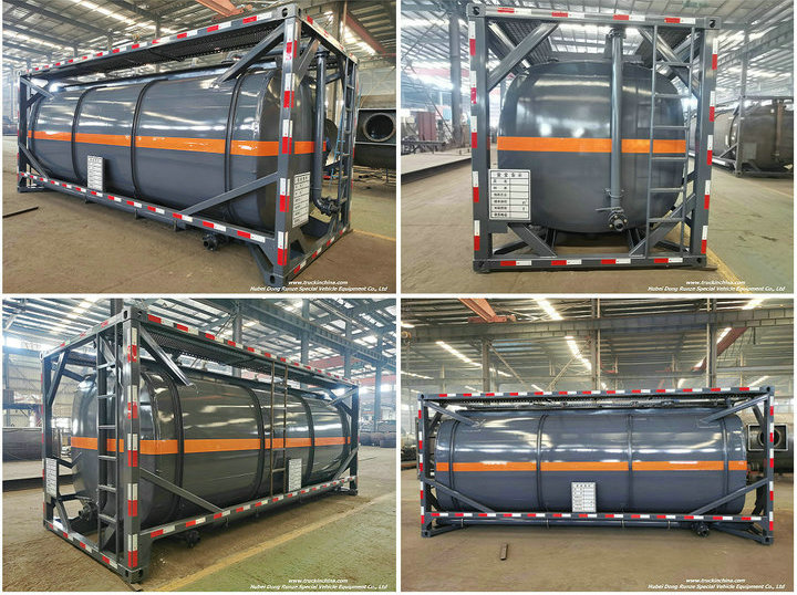 20FT Sulfuric acid HCL Acid ISO tank