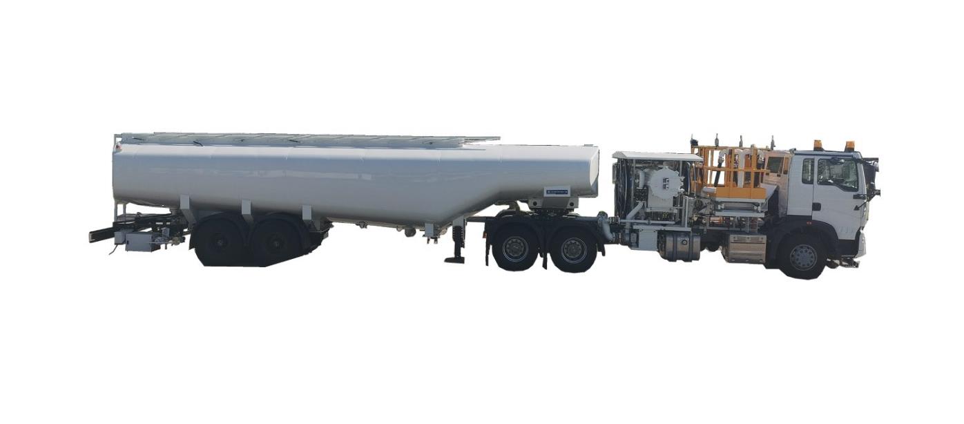  HOWO 50KL Jet And Avgas Refueling Trucks Double Refueling 2400L/Min 