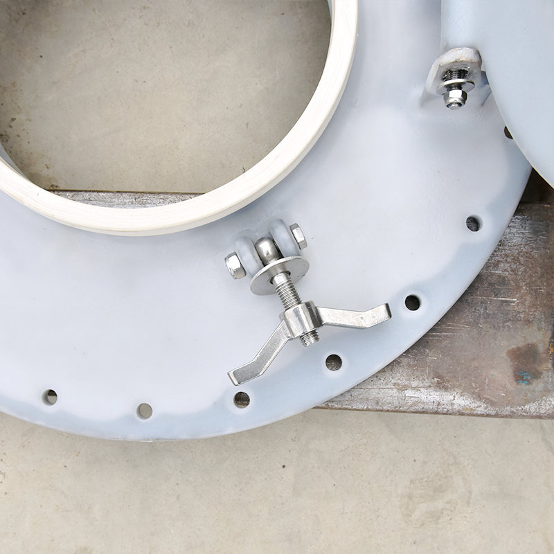 Steel Lined Plastic Manhole Cover for Hcl acid Chemical tanks (7)