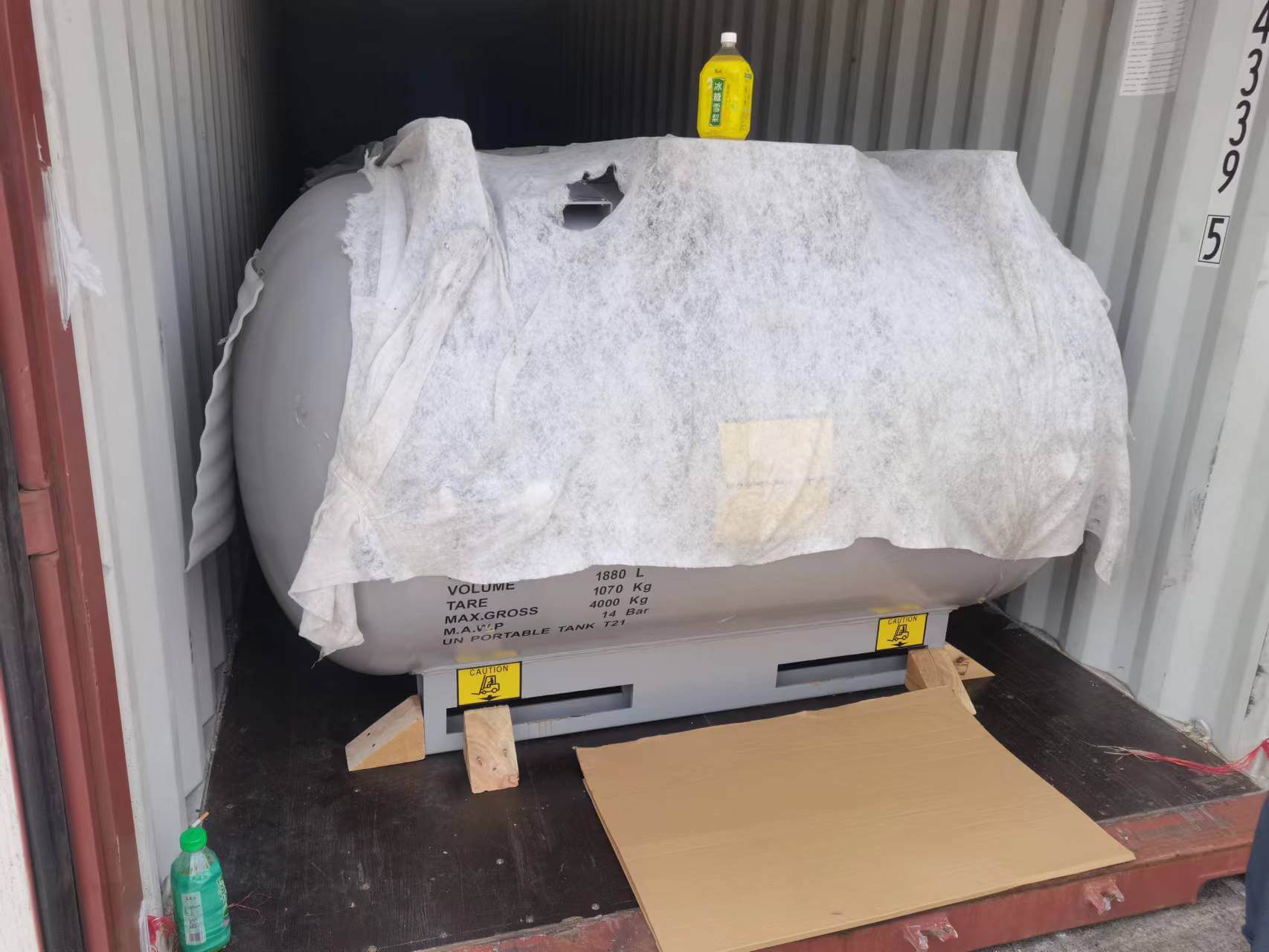 US DOT UN Portable Tank T21 TEAL container (48)