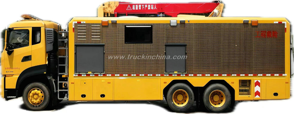 DFAC Customized Multi-functional Waterlogging Vehicle with Crane & Crusher