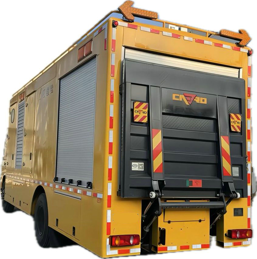 King Run Mobile Drainage Rescue Pump Truck with 300KW Generator 8 Set Stainless Drainage pump 