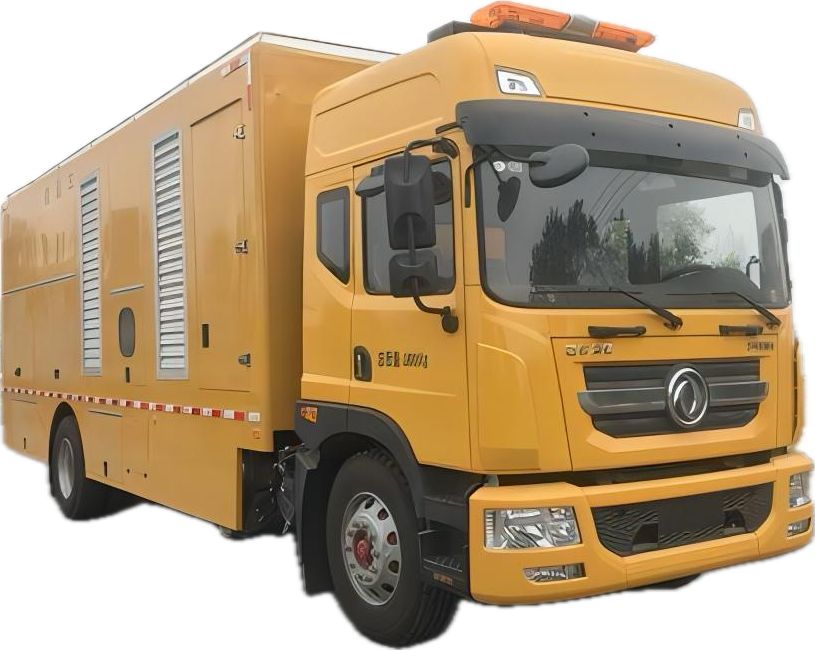 DFAC Large Flow Drainage Emergency Rescue Trucks with Generator 350kw Pump 3000m3/h