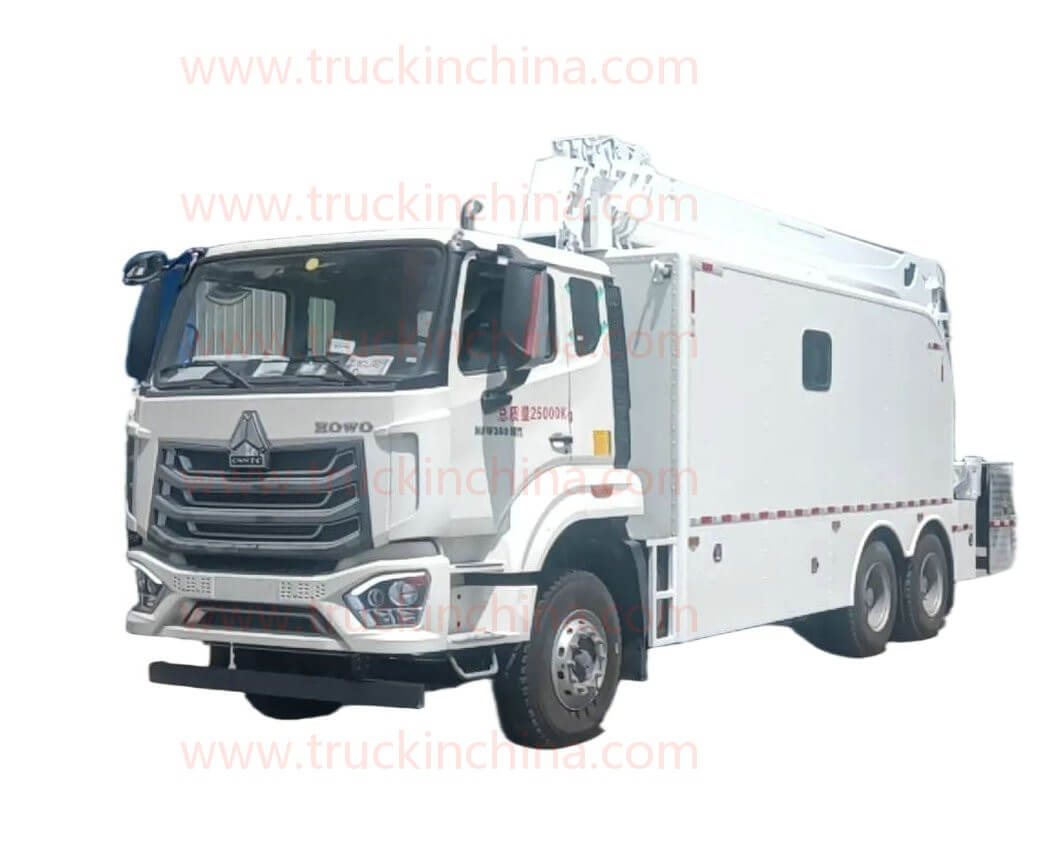 Oilfield Petroleum Multi-Functional Well Logging Truck Mounted 14T Crane Slickline Unit 7500m