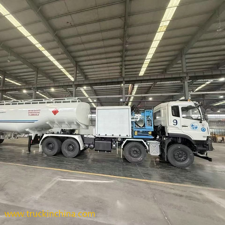 Aircraft Refueler 60T trailer truck (17)