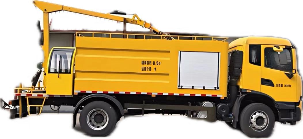 Dongfeng Guardrail Tunnel Wall Cleaning Truck (8.5 M3 Water Tank)