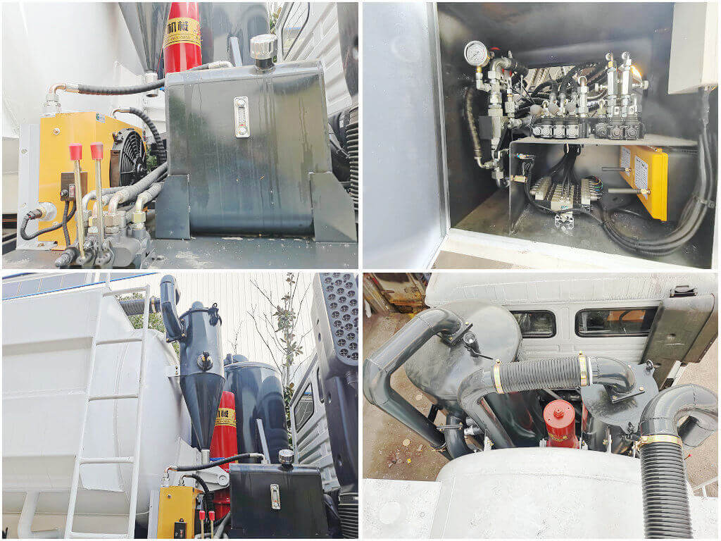 Shacman Hydro Excavators Truck Sewer Jet Suction Units 5