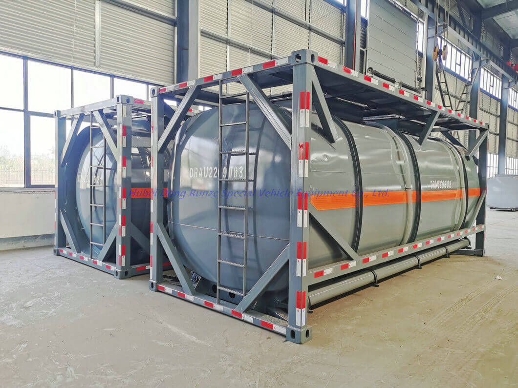 lined PE HCL Acid ISO Tank Container 20ft (5)